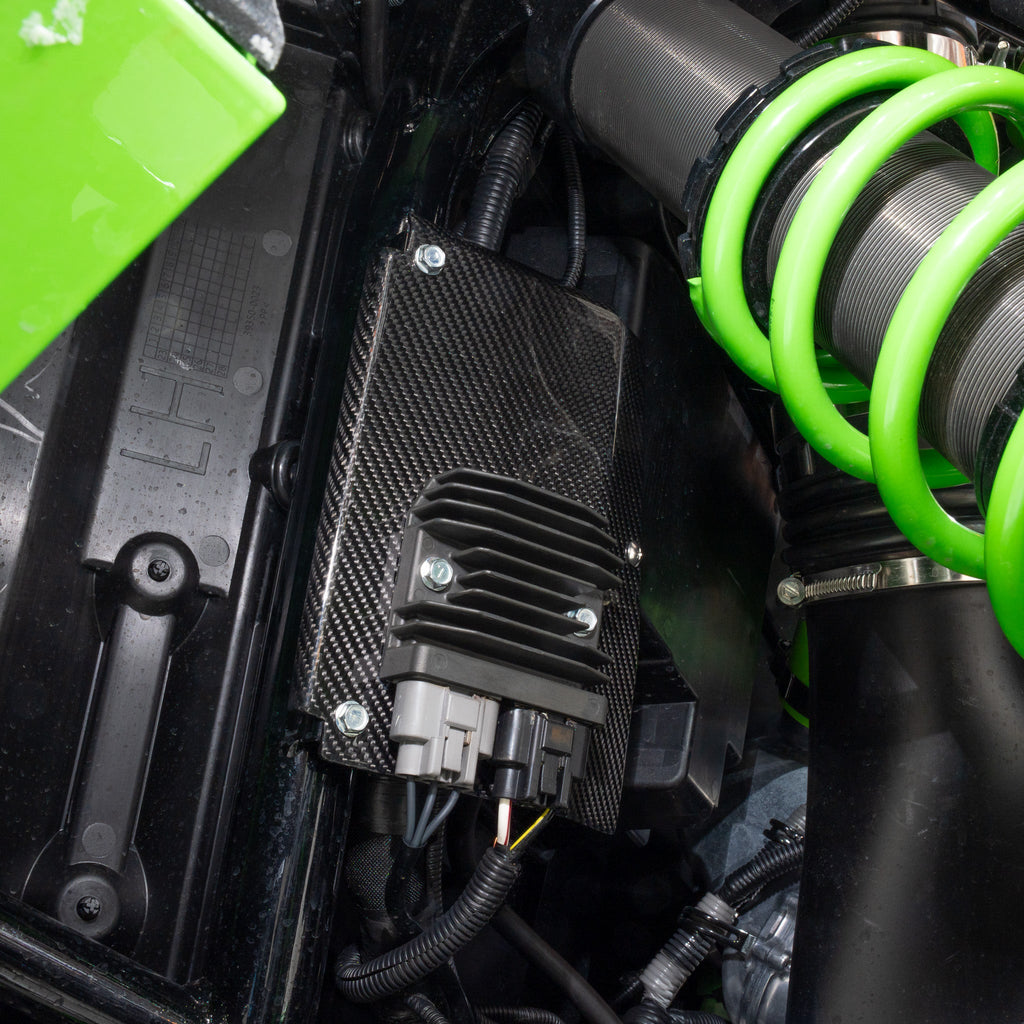 RPM Kawasaki H2 Carbon Fiber Regulator Rectifier Cover