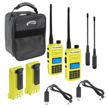 Load image into Gallery viewer, Adventure Pack - Rugged GMR2 PLUS - GMRS and FRS Two Way Handheld Radios with Accessories