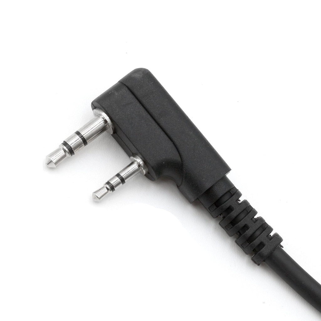 Rugged and Kenwood Handheld Radio - Headset Coil Cord