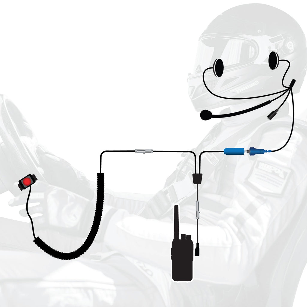 RUGGED Wired Driver Only Communication Kit with RDH16 Radio