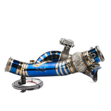 Load image into Gallery viewer, RPM Maverick R Titanium 3" Side Exit E-Valve Down Pipe - 2 Seat &amp; MAX