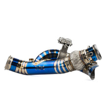 Load image into Gallery viewer, RPM Maverick R Titanium 3" Side Exit E-Valve Down Pipe - 2 Seat &amp; MAX