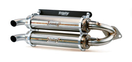 Trinity Racing RZR XP 1000 Exhaust - Stainless Steel Slip-On (2015-2023)