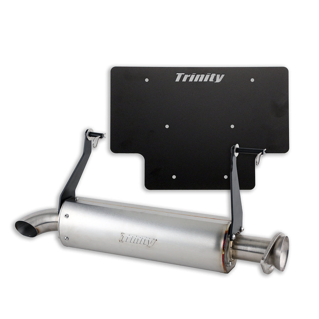 Trinity Racing Polaris Xpedition Exhaust - Single Slip-On
