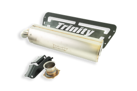 2024+ POLARIS RZR XP 1000 SLIP ON SINGLE STAINLESS MUFFLER WITH CAT - SLIP ON