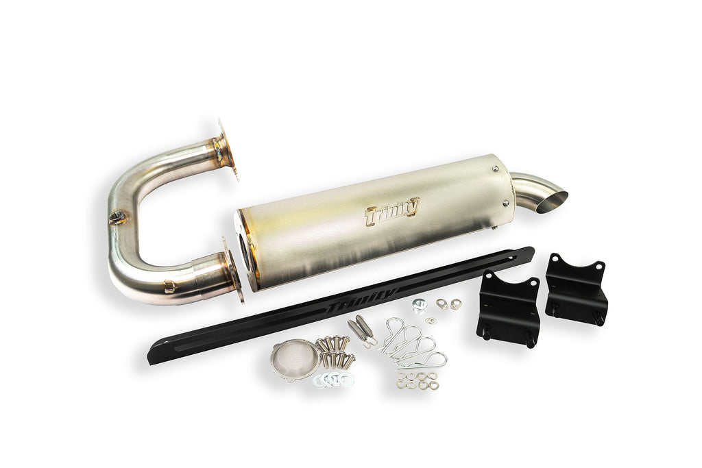 Trinity Racing 2019-2025 Honda Talon 1000R/1000X Single Exhaust Muffler with Cat - Slip-On
