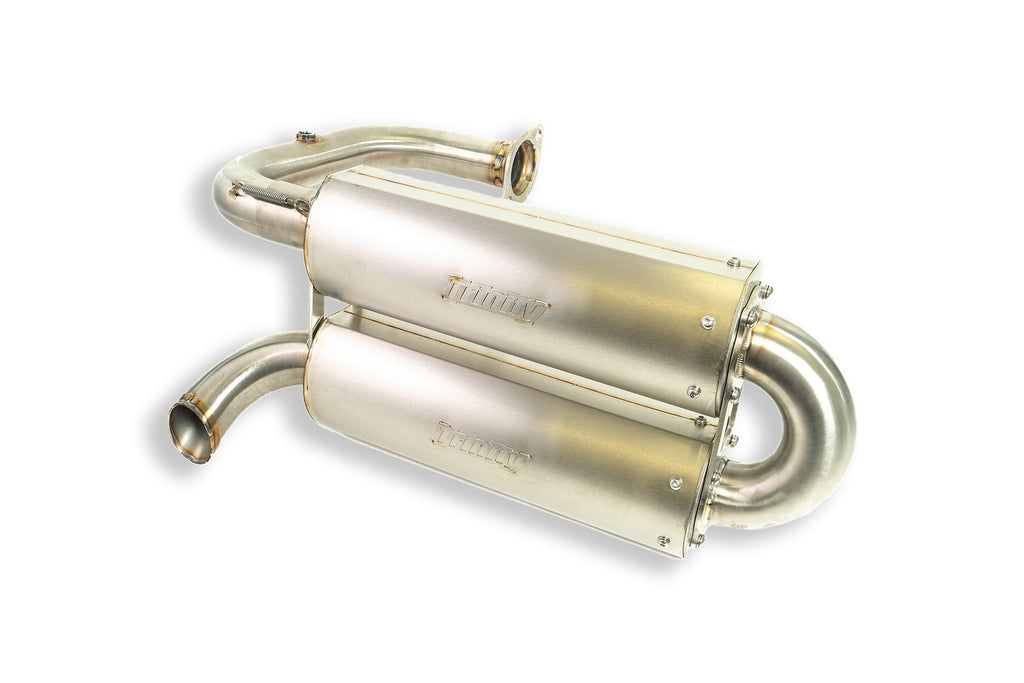 Trinity Racing 2019-2025 Honda Talon 1000R/1000X Dual Muffler Single Exit - Quiet Slip-On