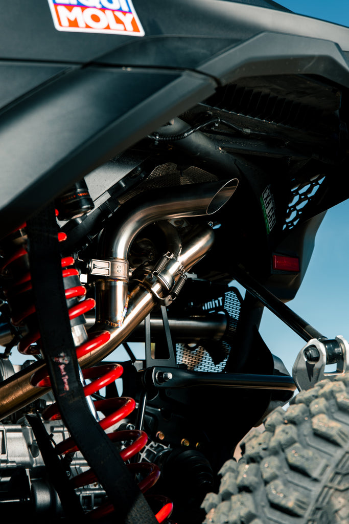 Can-Am Maverick R Sidepiece Valved Head Pipe