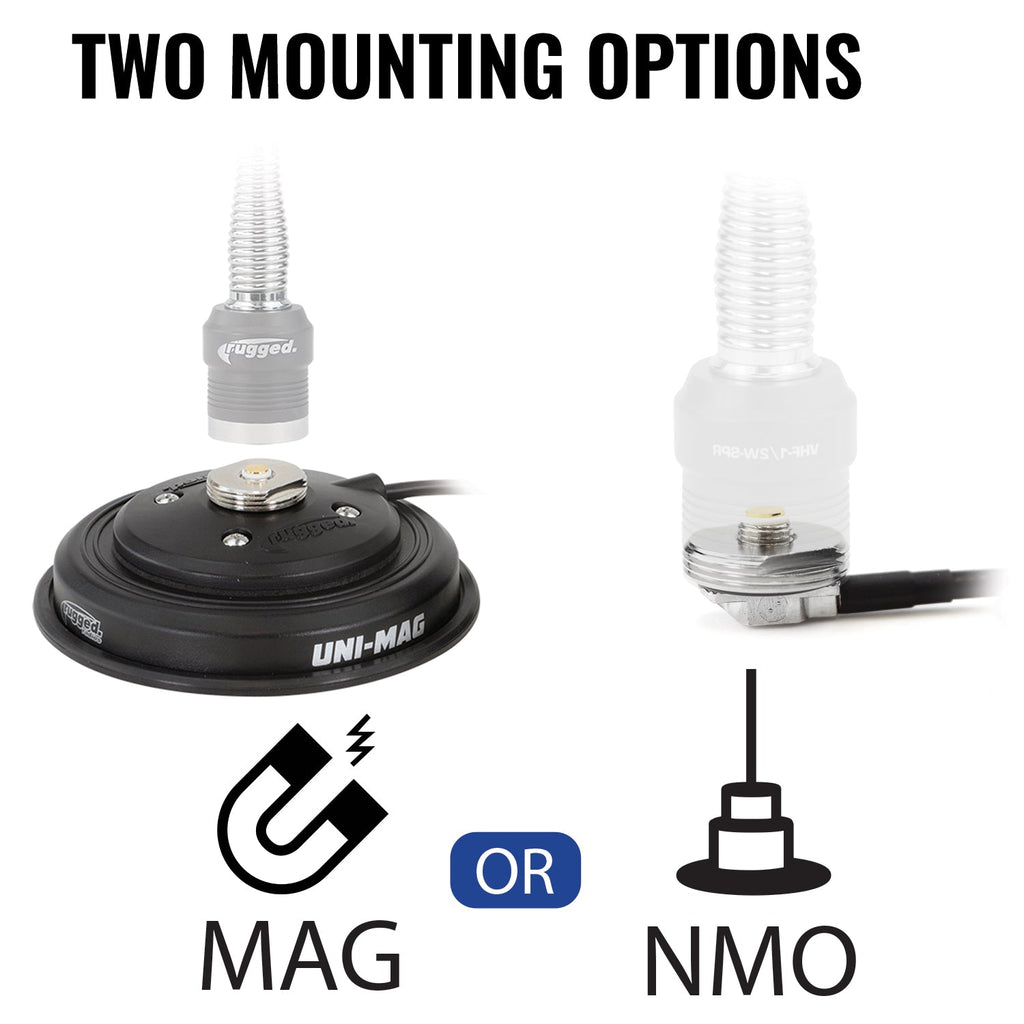 UNI-MAG Universal NMO or Magnetic Antenna Mount