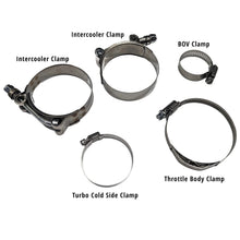 Load image into Gallery viewer, Can Am Maverick X3 Turbo R &amp; RR Stainless Charge Tube Clamp Set - RPM SXS