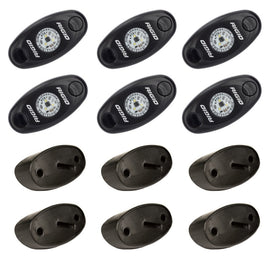 RIGID Industries Rock Light Kit- Red (6 lights)