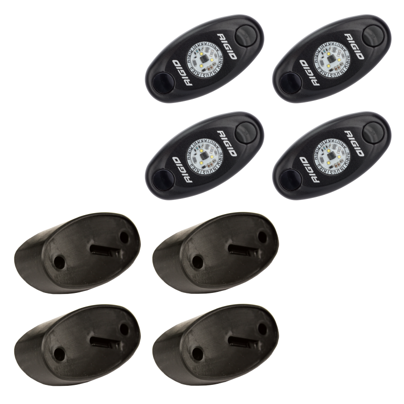 RIGID Industries Rock Light Kit- Cool White (4 lights)
