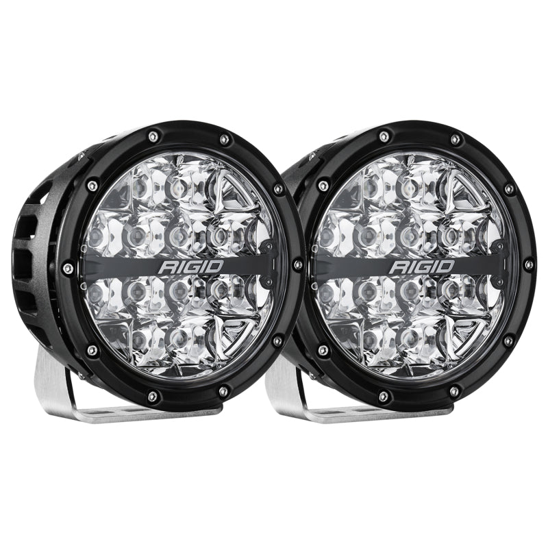 RIGID Industries 360-Series 6in LED Off-Road Spot Beam - RGBW (Pair)