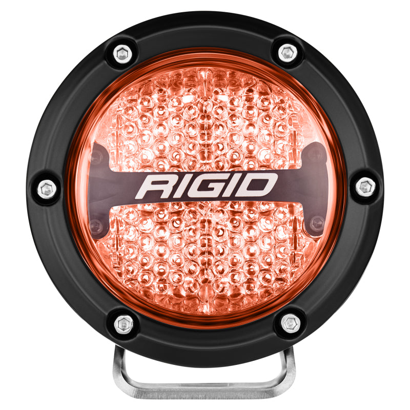 RIGID Industries 360-Series 4in LED Off-Road Diffused Beam - RGBW Backlight (Pair)