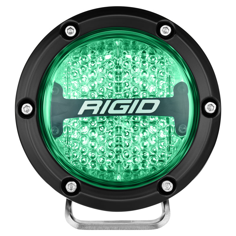RIGID Industries 360-Series 4in LED Off-Road Diffused Beam - RGBW Backlight (Pair)