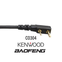 Load image into Gallery viewer, Coil Cord Headset Adapter Kenwood Baofeng