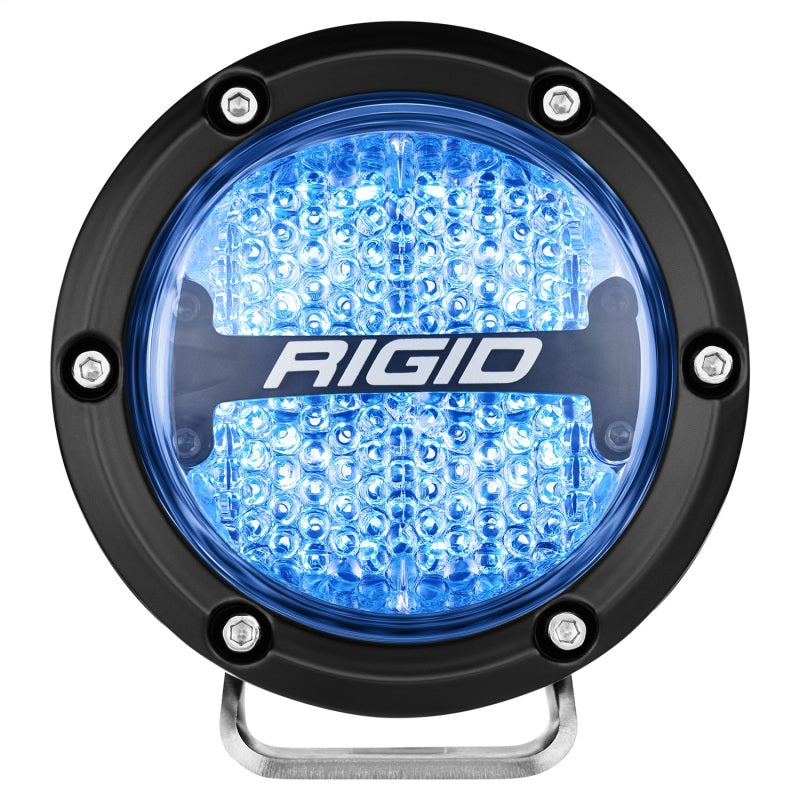 RIGID Industries 360-Series 4in LED Off-Road Diffused Beam - RGBW Backlight (Pair)