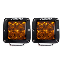 RIGID Industries D-Series Spot w/ Amber PRO Lens (Pair)