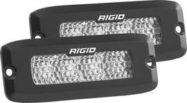 RIGID Industries SRQ - 60 Deg. Lens - White - Flush Mount - Set of 2