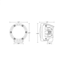 Load image into Gallery viewer, RIGID Industries 360-Series 4in Fog w/ Amber PRO Lens - White (Pair)