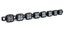 Baja Designs XL Linkable LED Light Bar featuring eight clear XL lights for enhanced visibility and off-road performance.