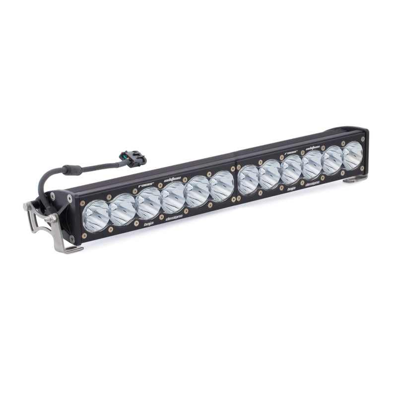 Baja Designs OnX6 Racer Edition 20in LED light bar with high-speed spot pattern for offroad visibility and performance.