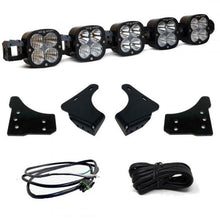 Load image into Gallery viewer, Baja Designs 2021+ Ford F150 5 XL Linkable Light Bar Kit with mounting brackets and wiring harness for enhanced offroad visibility.