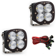 Load image into Gallery viewer, Baja Designs XL Sport Series LED light pods with high-speed spot pattern, featuring four powerful lights and wiring harness.
