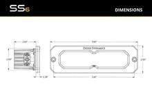 Load image into Gallery viewer, Diode Dynamics SS6 Sport Yellow Flood Flush ABL (pair) 3000K
