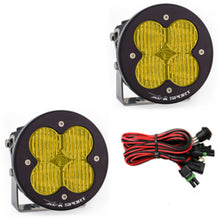 Load image into Gallery viewer, Baja Designs XL R Sport Series amber LED light pods with wide cornering pattern, includes wiring harness.