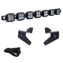 Load image into Gallery viewer, Baja Designs 2024+ Can-Am Maverick R 7XL linkable roof mount kit with lights, wiring harness, and mounting brackets.