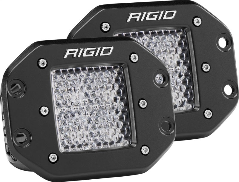 RIGID Industries Dually - Flush Mount - 60 Deg. Lens - Set of 2