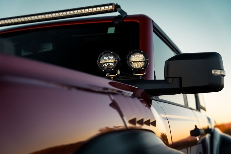 RIGID Industries 360-Series 4in LED Off-Road Spot Beam - RGBW (Pair)