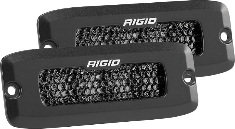 RIGID Industries SR-Q Series PRO Midnight Edition - Spot - Diffused - Pair