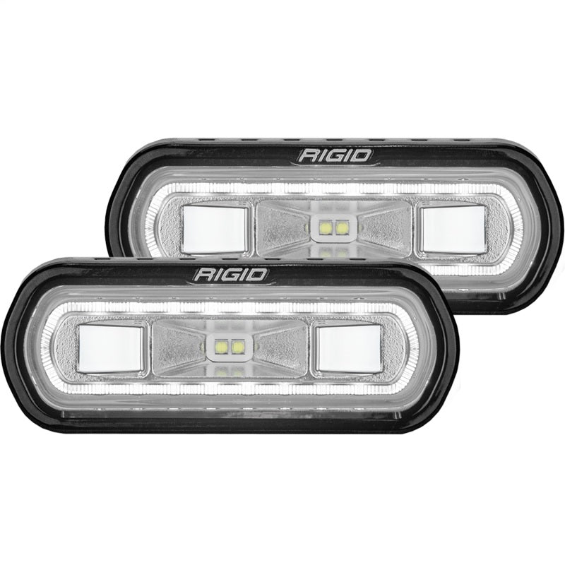 RIGID Industries SR-L Series Surface Mount LED Spreader Pair w/ White Halo - Universal