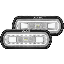 RIGID Industries SR-L Series Surface Mount LED Spreader Pair w/ White Halo - Universal