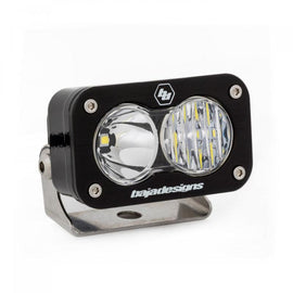 Baja Designs S2 Pro LED work light with clear lens and durable housing, designed for offroad and utility applications.