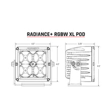 Load image into Gallery viewer, RIGID Industries Radiance+ Pod XL RGBW - Pair