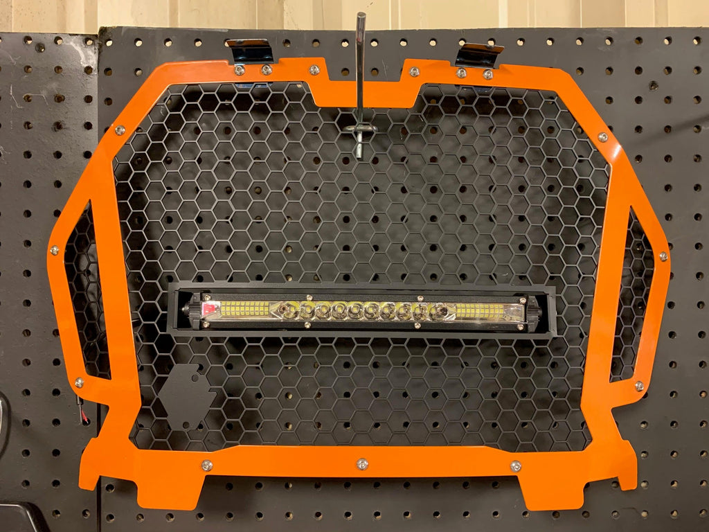 L&W Fab Aftermarket Snap In Grille With Light Bar