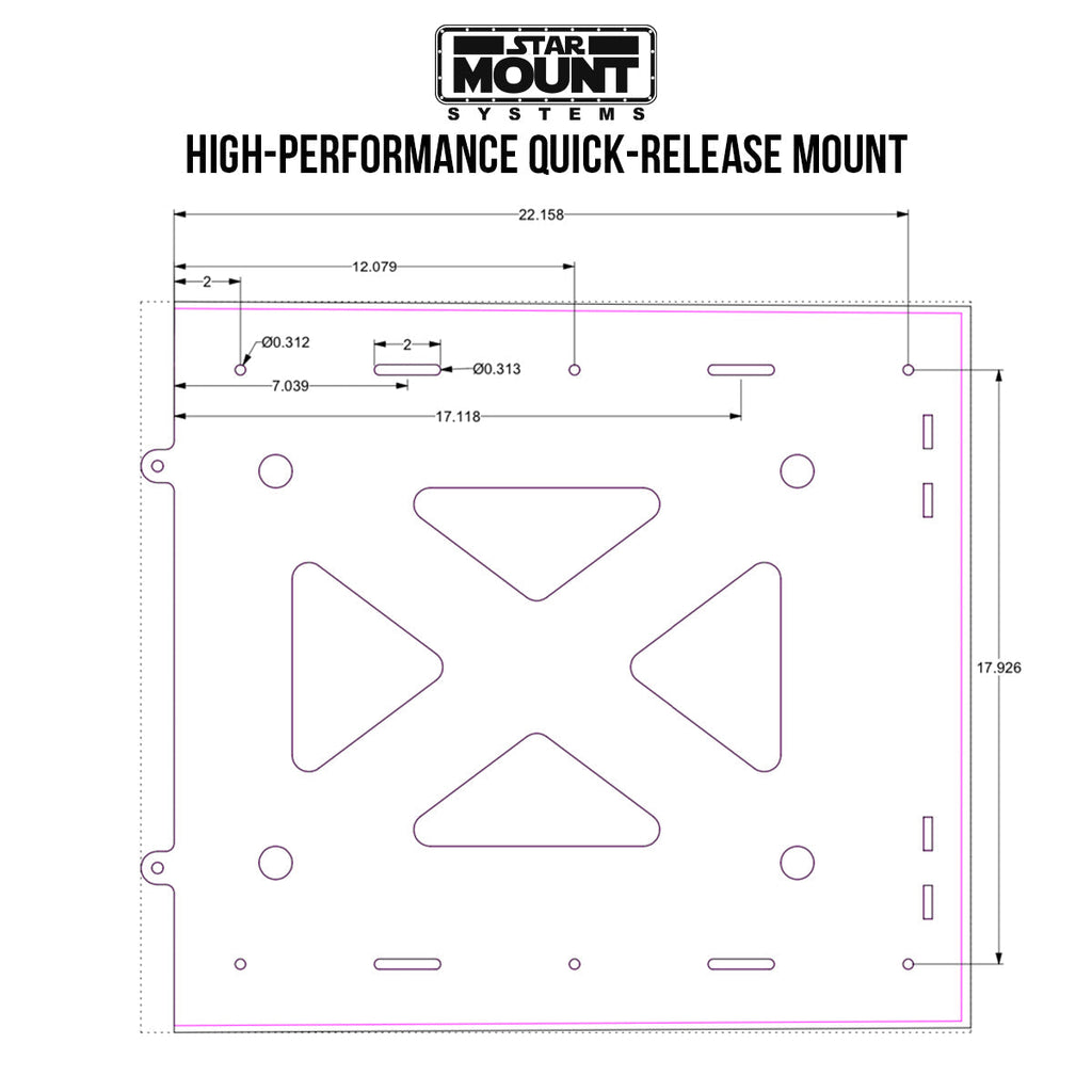 Star-Mount Starlink High Performance Quick-Release Mount