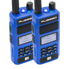 Load image into Gallery viewer, 2 PACK - Rugged R1 - Business Band Two Way Handheld Radio - Digital and Analog