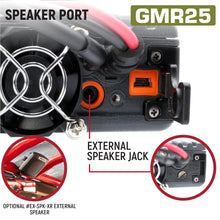 Load image into Gallery viewer, Radio Kit Plus - GMR25 Waterproof GMRS Mobile Radio Kit with External Speaker