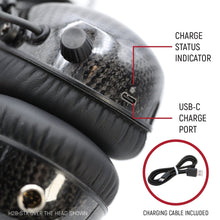 Load image into Gallery viewer, AlphaBass Carbon Fiber Stereo Headset with Bass Boost and Volume Control (OTH and BTH)