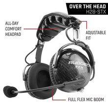 Load image into Gallery viewer, AlphaBass Carbon Fiber Stereo Headset with Bass Boost and Volume Control (OTH and BTH)