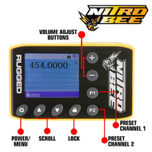 Load image into Gallery viewer, BUNDLE - H80 Track Talk Linkable Intercom Headset with NITRO BEE XTREME UHF Race Receiver and Carry Bag
