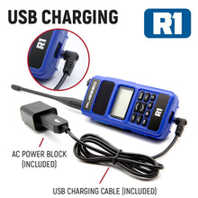 Load image into Gallery viewer, BUNDLE - Rugged R1 - Handheld Radio with Long Range Antenna and High Capacity Battery