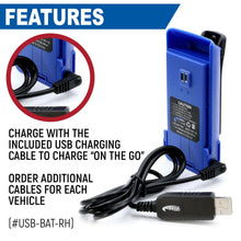 Load image into Gallery viewer, BUNDLE - Rugged R1 - Handheld Radio with Long Range Antenna and High Capacity Battery