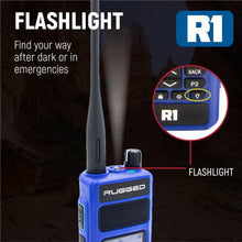 Load image into Gallery viewer, BUNDLE - Rugged R1 - Handheld Radio with Long Range Antenna and High Capacity Battery