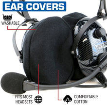 Load image into Gallery viewer, Cloth Ear Covers for Headsets