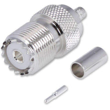 Load image into Gallery viewer, Crimp On Female UHF Antenna Connector